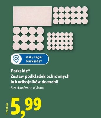 Zestaw podkładek ochronnych  promocja w Lidl
