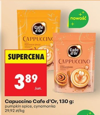 Capuccino pumpkin spice promocja w Biedronka