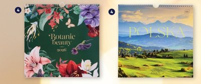 Kalendarz ścienny 32x32 cm promocja w Biedronka