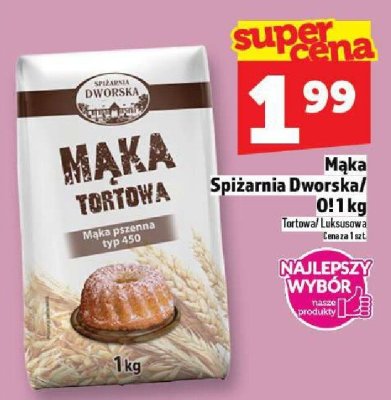 Mąka Spiżarnia Dworska tortowa/luksusowa 0-1 kg promocja w TOPAZ