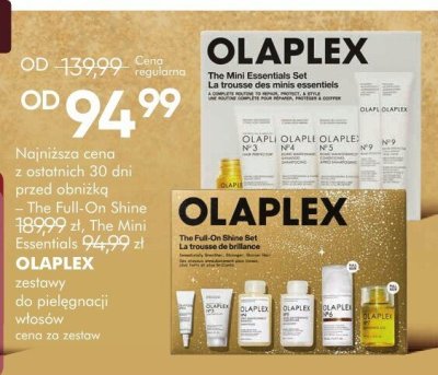 Zestaw OLAPLEX zestaw do pielęgnacji włosów promocja w Super-Pharm