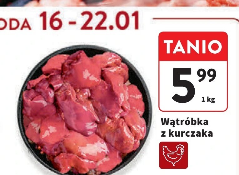 Wątróbka z kurczaka promocja w Intermarche