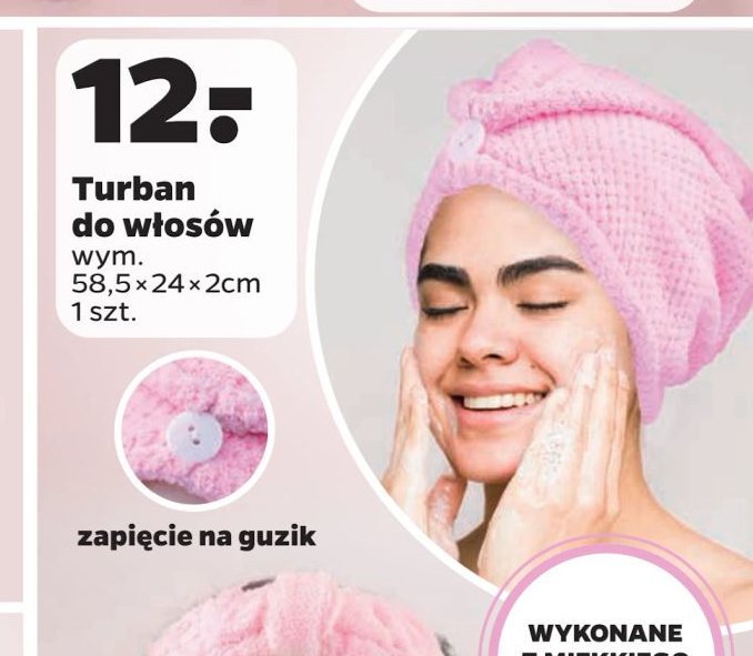 Turban do włosów promocja