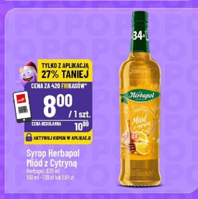 Syrop Miód z Cytryną promocja w POLOmarket
