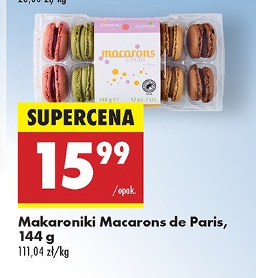 Makaroniki Macarons de paris promocja