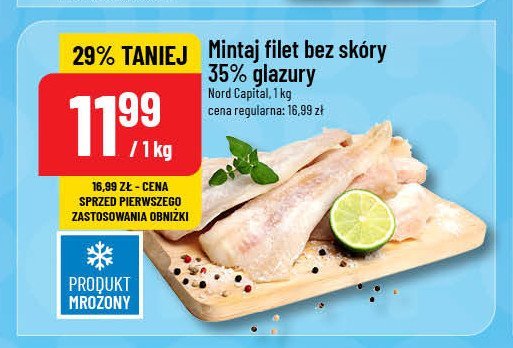 Mintaj filet bez skóry Nord capital promocja w POLOmarket