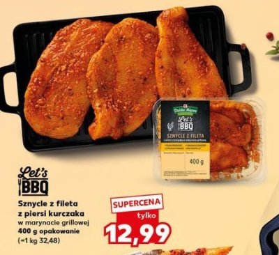 Sznycle z kurczaka w marynacie grillowej K-classic let's bbq promocja