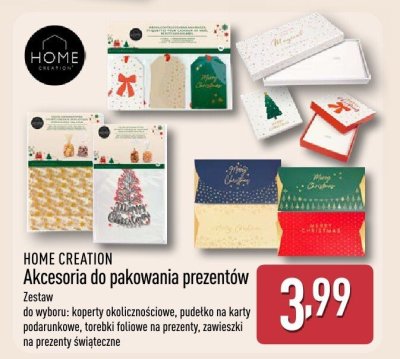 Akcesoria do pakowania prezentów  promocja w Aldi