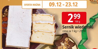 Sernik wiedeński promocja w Leclerc