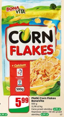 Płatki Corn Flakes  promocja w Dino