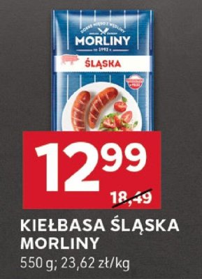 Kiełbasa śląska Morliny promocja w Stokrotka