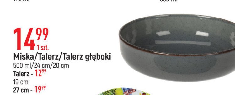 Talerz kamionka 24 cm promocja