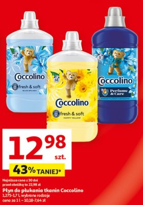 Płyn do płukania tkanin Coccolino promocja w Auchan