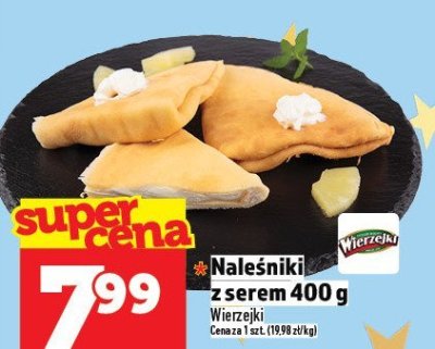 Naleśniki z serem 400 g Wierzejki promocja w TOPAZ