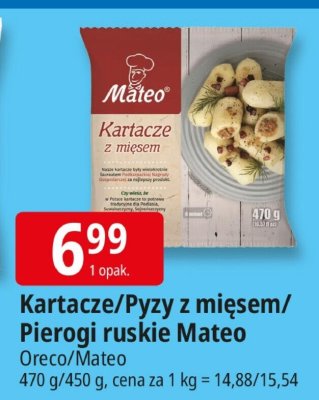 Kartacze/Pyzy z mięsem/Pierogi ruskie  promocja w Leclerc