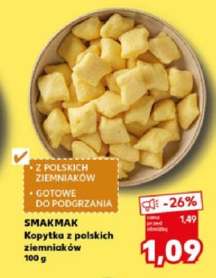 Kopytka z polskich ziemniaków 100 g promocja w Kaufland