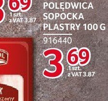 Polędwica sopocka plastry Pekpol Ostrołęka 100g promocja w Selgros
