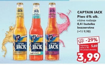 Piwo 6% alk. różne rodzaje 0,4l promocja w Kaufland