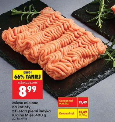 Mięso mielone na kotlety promocja w Biedronka