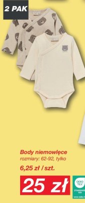 Body niemowlęce różne wzory, rozmiary: 62-92 promocja w KiK