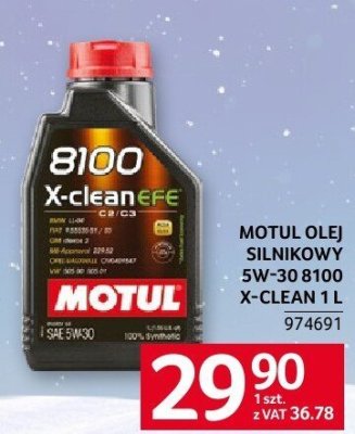 Olej silnikowy 8100 X-clean EFE 5W-30 1L Motul promocja w Selgros