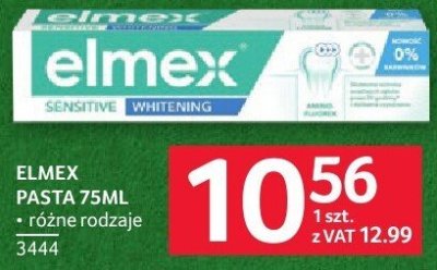 Pasta do zębów Elmex 75 ml promocja w Selgros