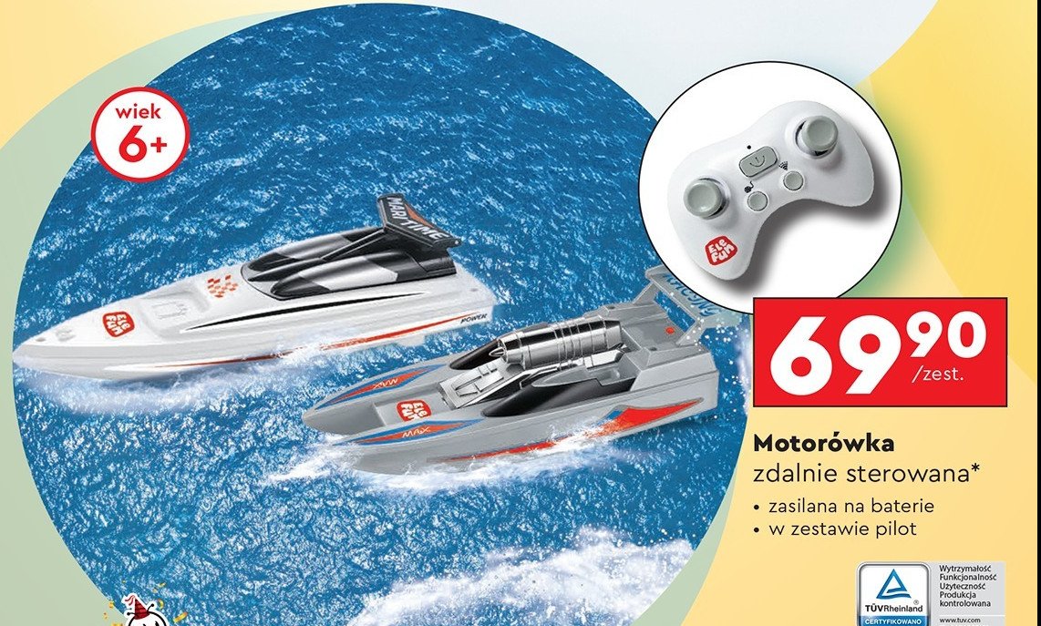 Motorówka Elefun promocja w Biedronka