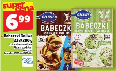Babeczki Gellwe 238/290 g promocja w TOPAZ