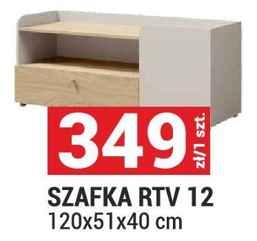 Szafka RTV 12 120x51x40 cm promocja w Merkury Market