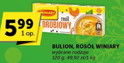Bulion, Rosół Winiary wybrane rodzaje promocja w ABC