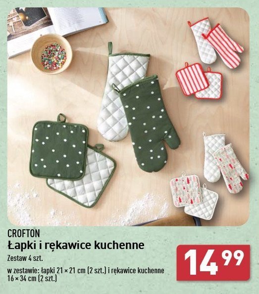 Łapki i rękawice kuchenne Crofton promocja