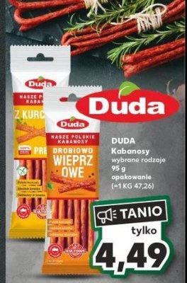 Kabanosy z kurczaka Silesia duda promocja