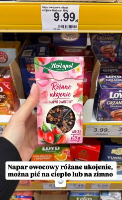 Napar owocowy różane ukojenie  promocja w Dino