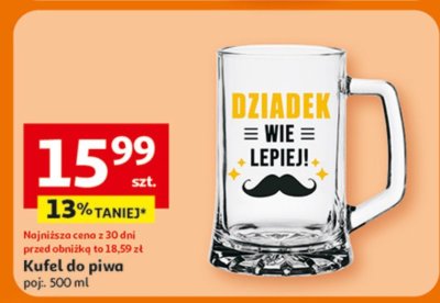 Kufel do piwa promocja w Auchan