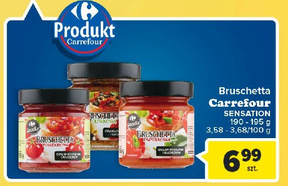 Bruschetta pomidorowa Carrefour sensation promocja
