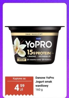 Jogurt YoPro smak waniliowy promocja w Biedronka