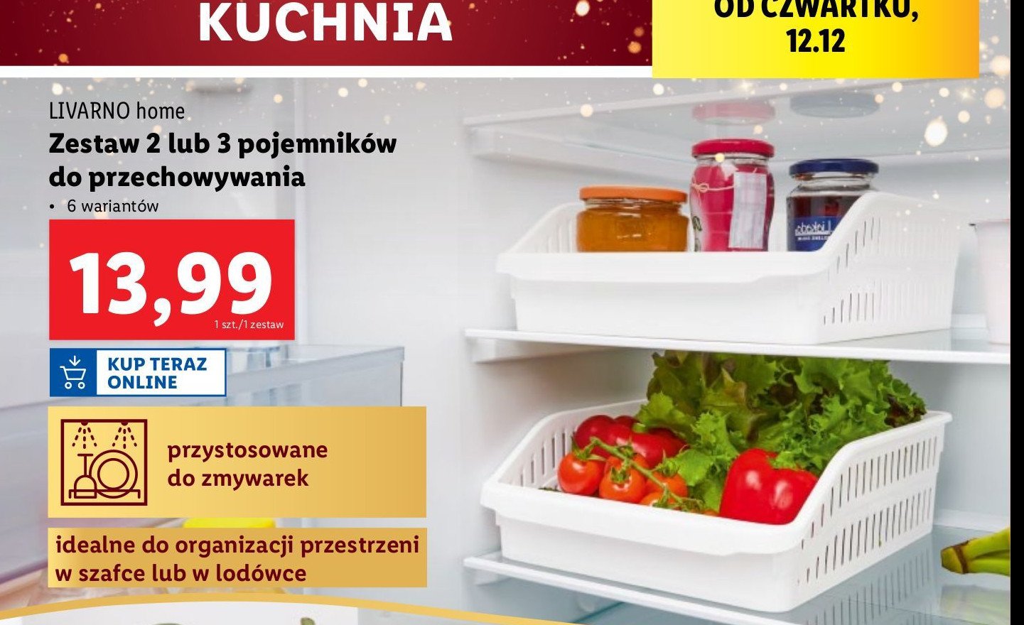 Pojemnik do przechowywania LIVARNO HOME promocja w Lidl