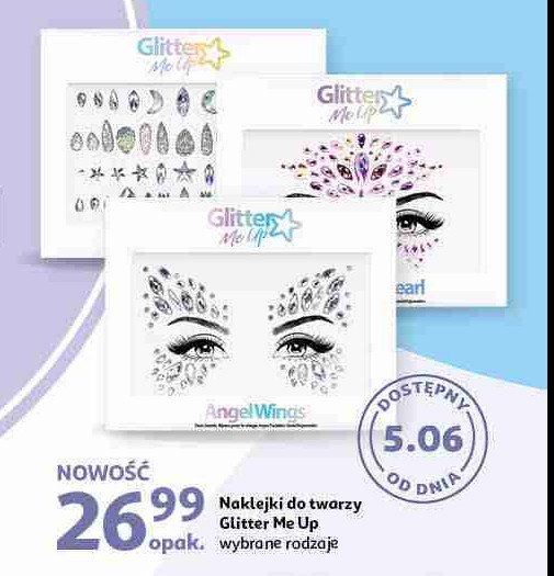 Naklejki do twarzy Glitter me up promocja