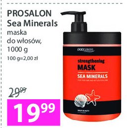 Maska do włosów sea minerals Prosalon promocja