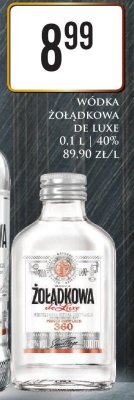 Wódka Żołądkowa De Luxe 0.1 l promocja w Dino