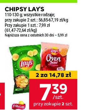 Chipsy zielona cebulka Lay's Frito lay lay's promocja w Stokrotka