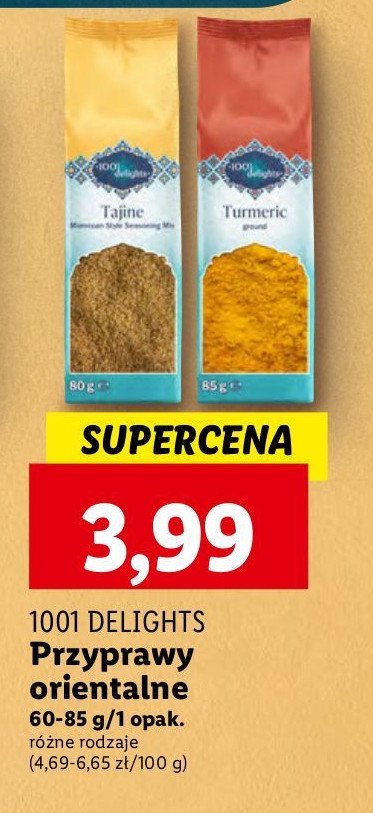 Przyprawa tumeric 1001 delights promocja