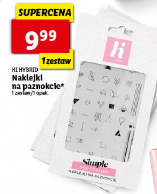 Naklejki na paznokcie Hi hybrid promocja