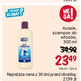 Szampon do w艂os贸w Aussie deep hydration promocja