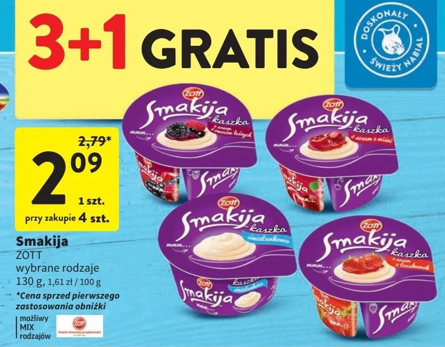 Kaszka śmietankowo-malinowa promocja