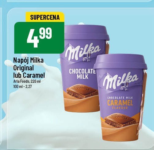 Napój chocolate milk Milka promocja