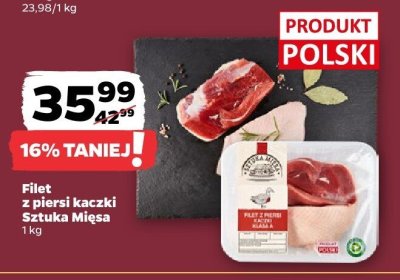 Filet z piersi kaczki Sztuka Mięsa promocja w Netto