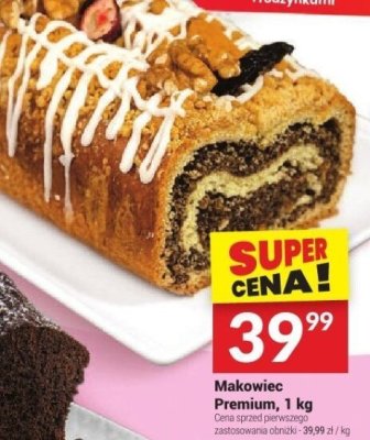 Makowiec Premium, 1 kg promocja w Twój Market