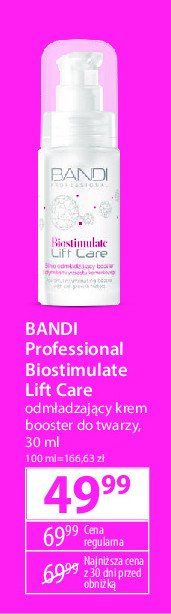 Silnie odmładzający booster z czynnikami wzrostu komórkowego Bandi biostimulate lift care promocja