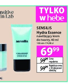 Żel-sorbet do twarzy Sensilis hydra essence promocja